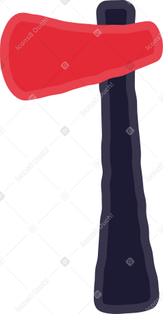 axe Illustration in PNG, SVG
