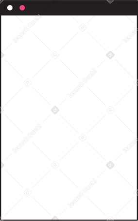 narrow browser window Illustration in PNG, SVG