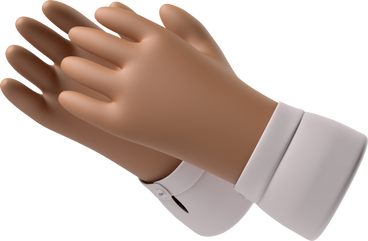 Battere le mani di pelle marrone PNG, SVG