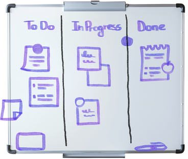 Kanban board PNG, SVG