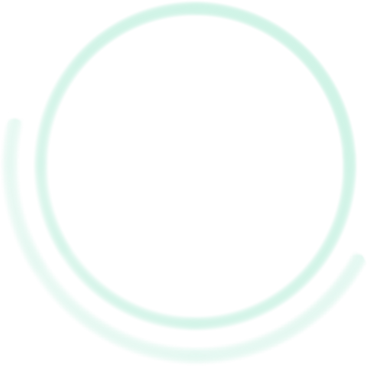 green divergent circles PNG, SVG