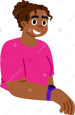jeune femme souriante PNG, SVG