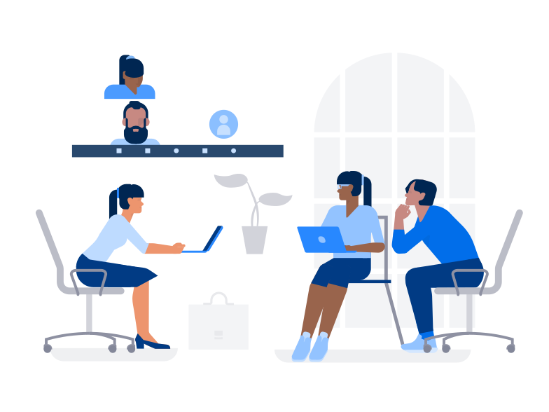 Zoom meeting Clipart illustration in PNG, SVG