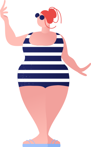 woman in swimsuit PNG, SVG