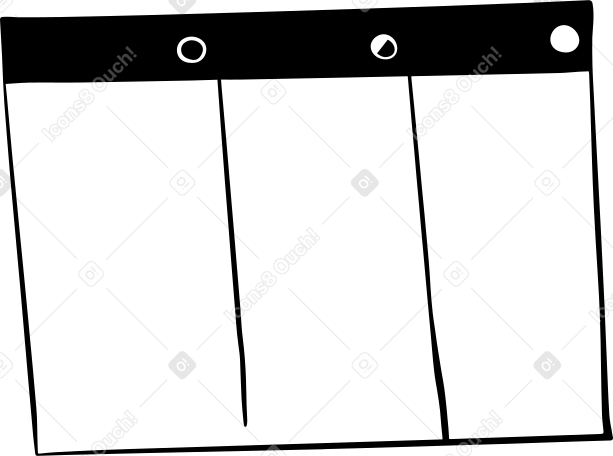 tabellone kanban PNG, SVG