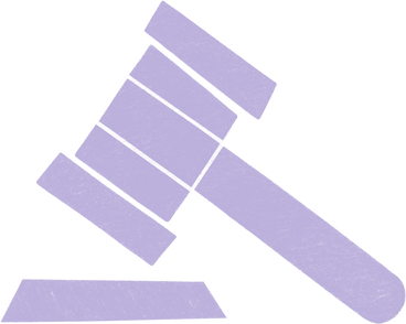 purple hammer for auction PNG, SVG
