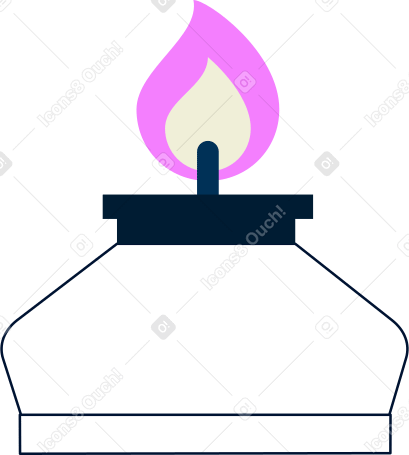 burning candle wick PNG, SVG