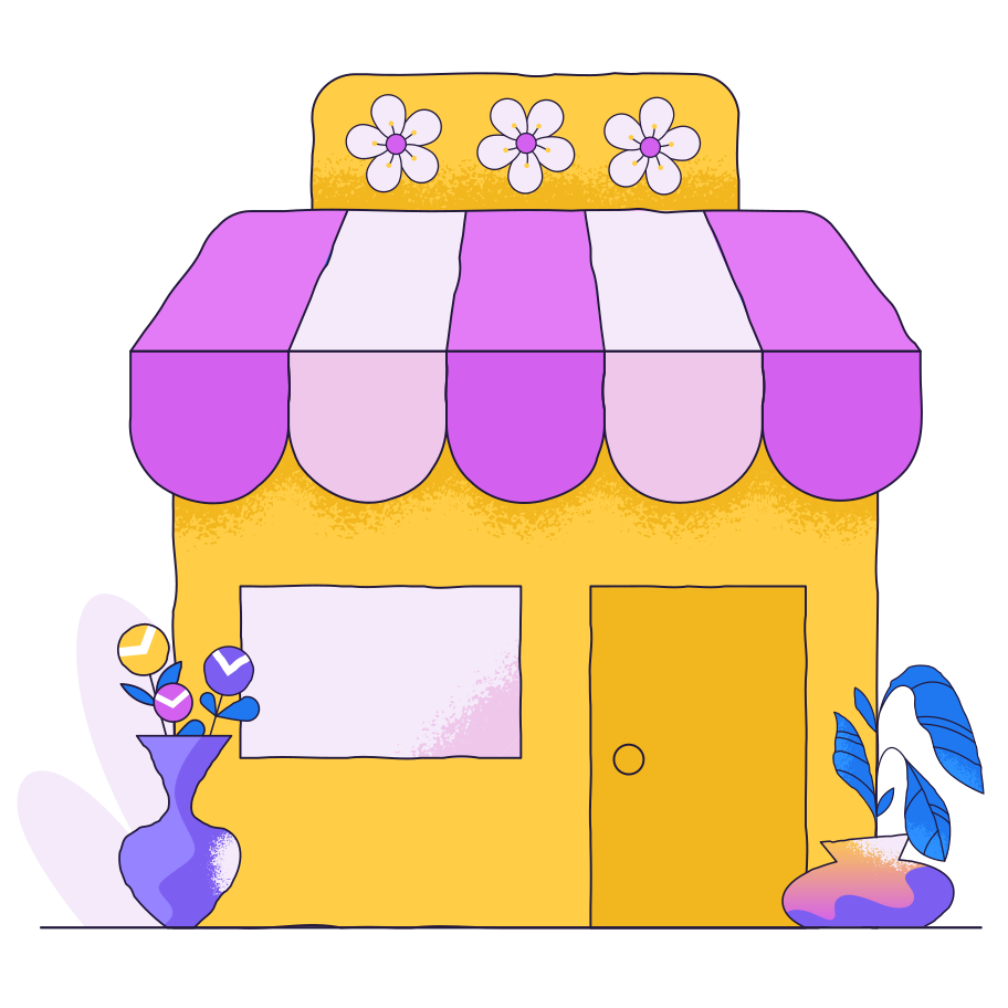 花屋 のpngとsvgでのイラスト