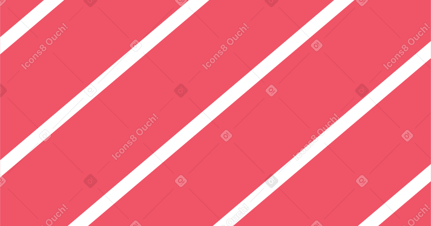 red gift with white stripes Illustration in PNG, SVG