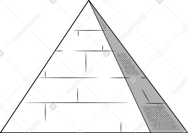 Анимированная иллюстрация пирамида в GIF, Lottie (JSON), AE