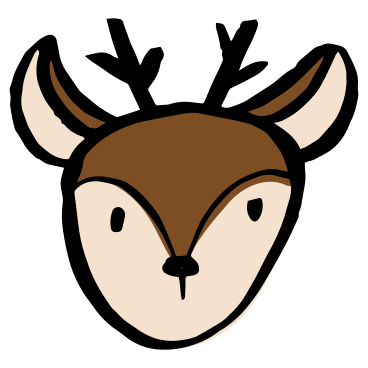 deer's head PNG, SVG