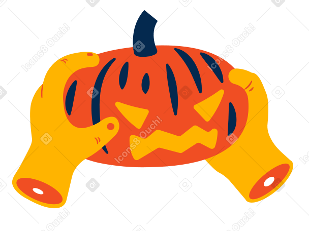 Halloween decorations Illustration in PNG, SVG
