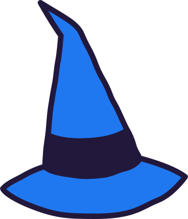 witches hat PNG, SVG