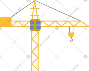 Tower crane PNG, SVG