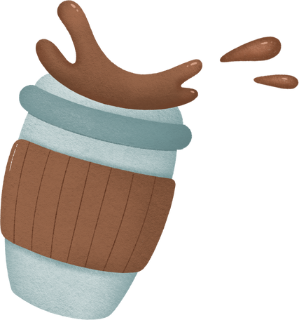 coffee Illustration in PNG, SVG
