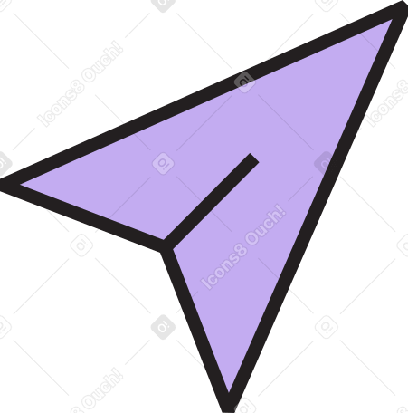 paper small plane Illustration in PNG, SVG