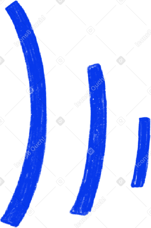 blue three lines PNG, SVG
