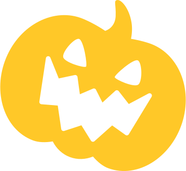 halloween pumpkin yellow PNG, SVG