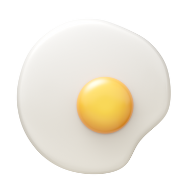 sunny side up eggs PNG, SVG