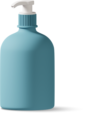 Distributore di sapone blu PNG, SVG