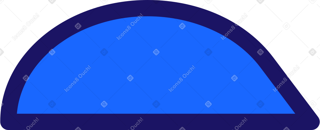 blue small computer mouse Illustration in PNG, SVG