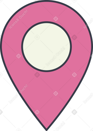 маркер местоположения в PNG, SVG