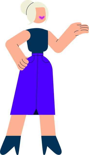 woman in a maxi skirt PNG, SVG