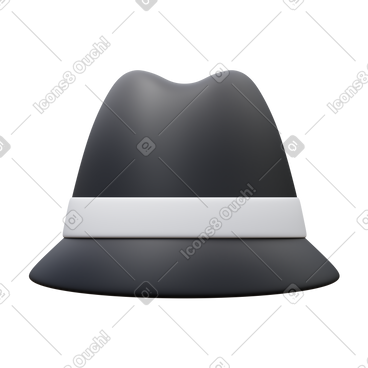 Detective hat PNG, SVG