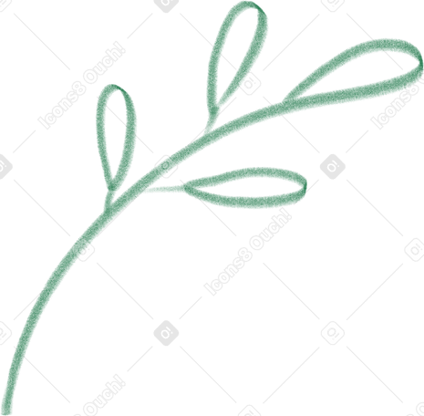 green branch PNG, SVG