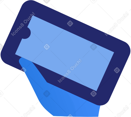 smartphone hand PNG, SVG