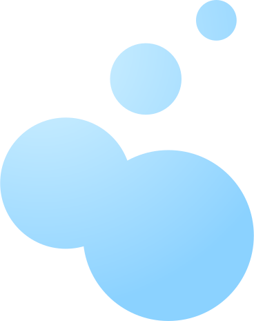small blue bubbles PNG, SVG