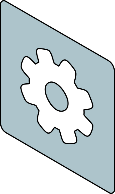 frame with gear PNG, SVG