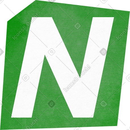 collage capital letter n PNG, SVG