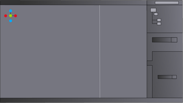 Interface d'un logiciel de modélisation 3d PNG, SVG