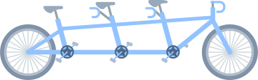 tandem bycicle PNG, SVG