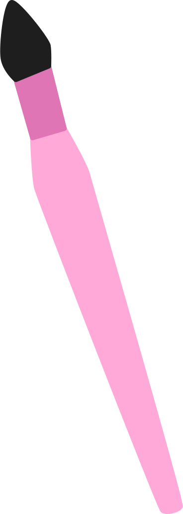 pink brush PNG, SVG
