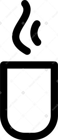 Becher mit heißem getränk PNG, SVG
