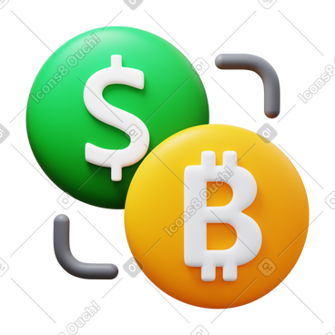 Dollar bitcoin exchange PNG, SVG