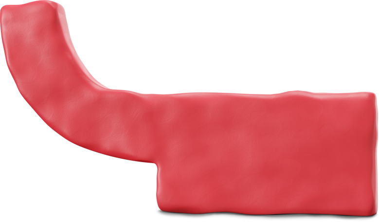 Torso in red cloth Illustration in PNG, SVG