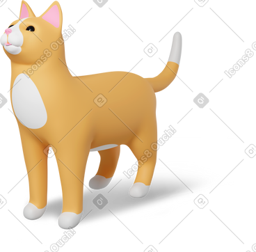 Cat standing PNG, SVG