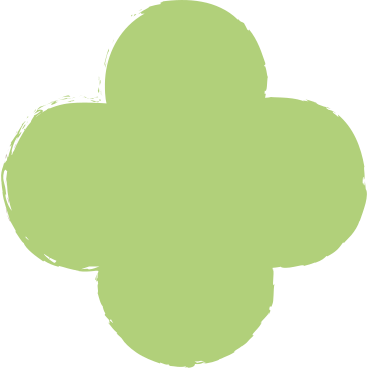 Green quatrefoil PNG、SVG