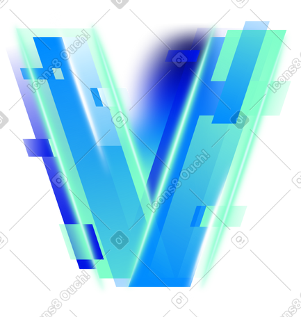 字母v PNG, SVG