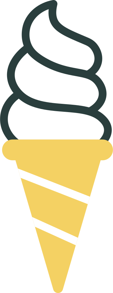 Ice cream cone PNG, SVG