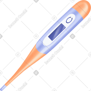 Electronic thermometer PNG, SVG