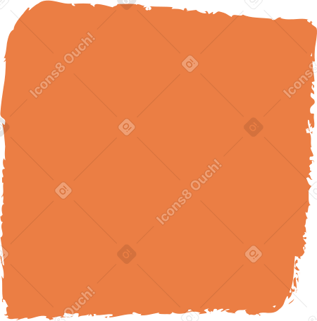 orange square Illustration in PNG, SVG