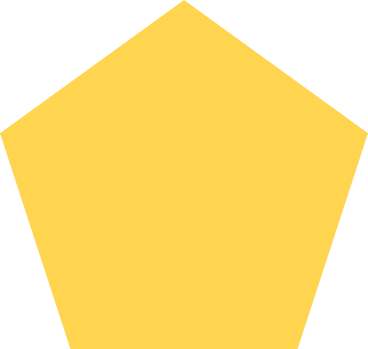 오각형 노란색 PNG, SVG