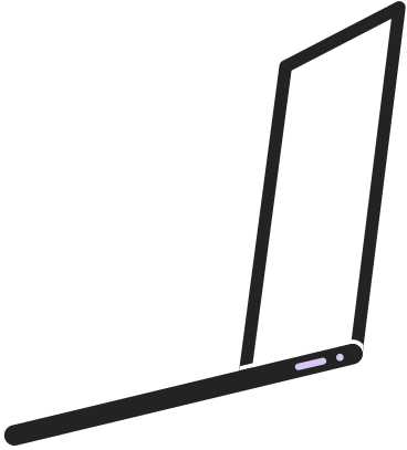 open black laptop PNG, SVG