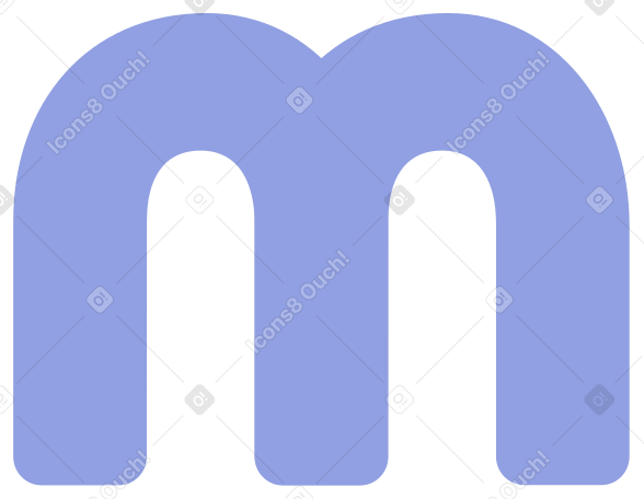 letter m juicy PNG, SVG