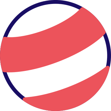 striped ball PNG, SVG
