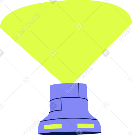 Лучевой проектор в PNG, SVG